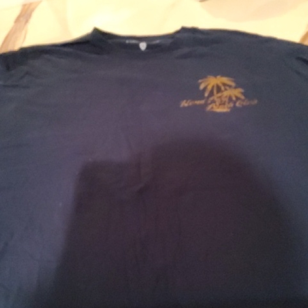 Saddlebred Navy Blue Palm Tree Men's Tee